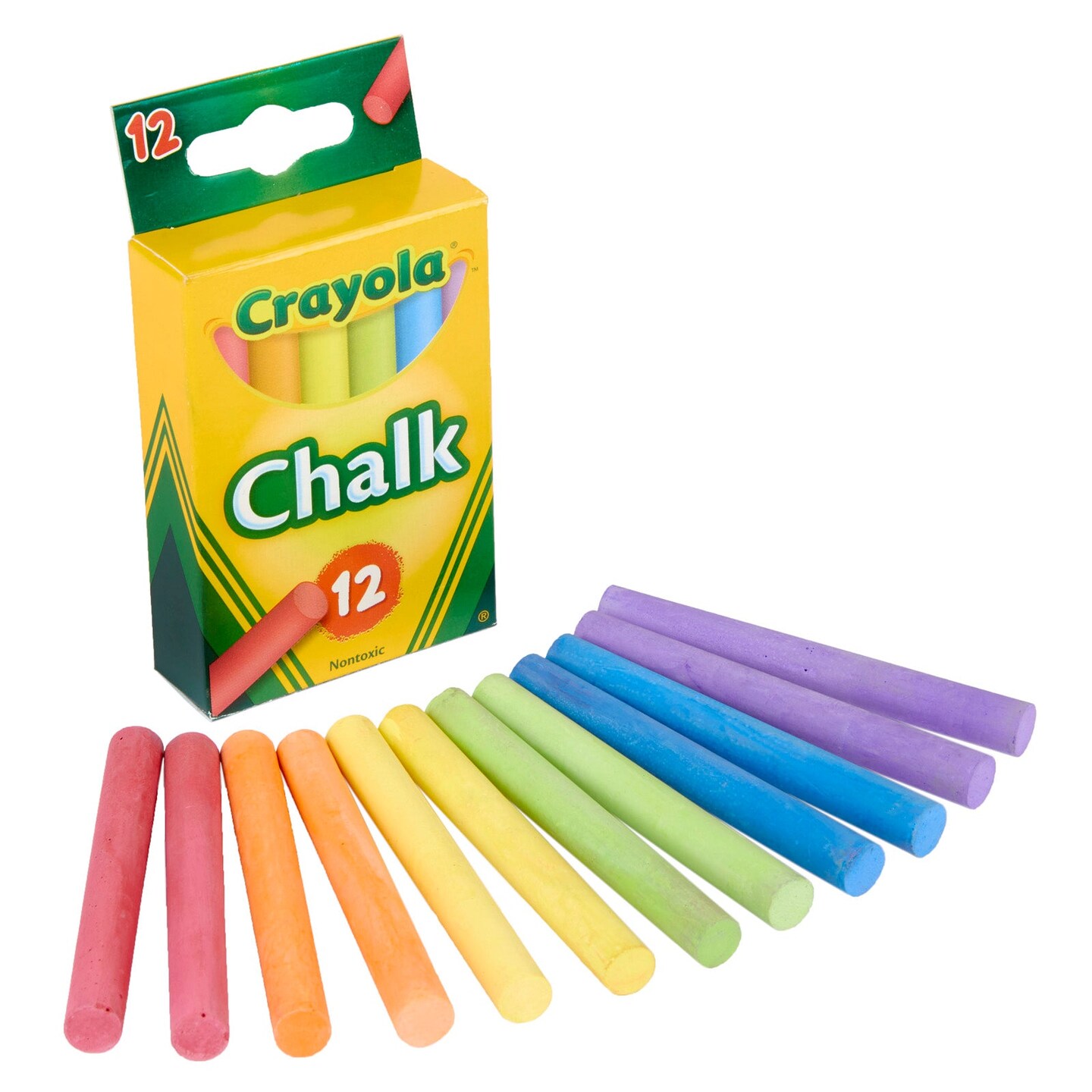 Multi-Colored Children&#x27;s Chalk, 12 Count