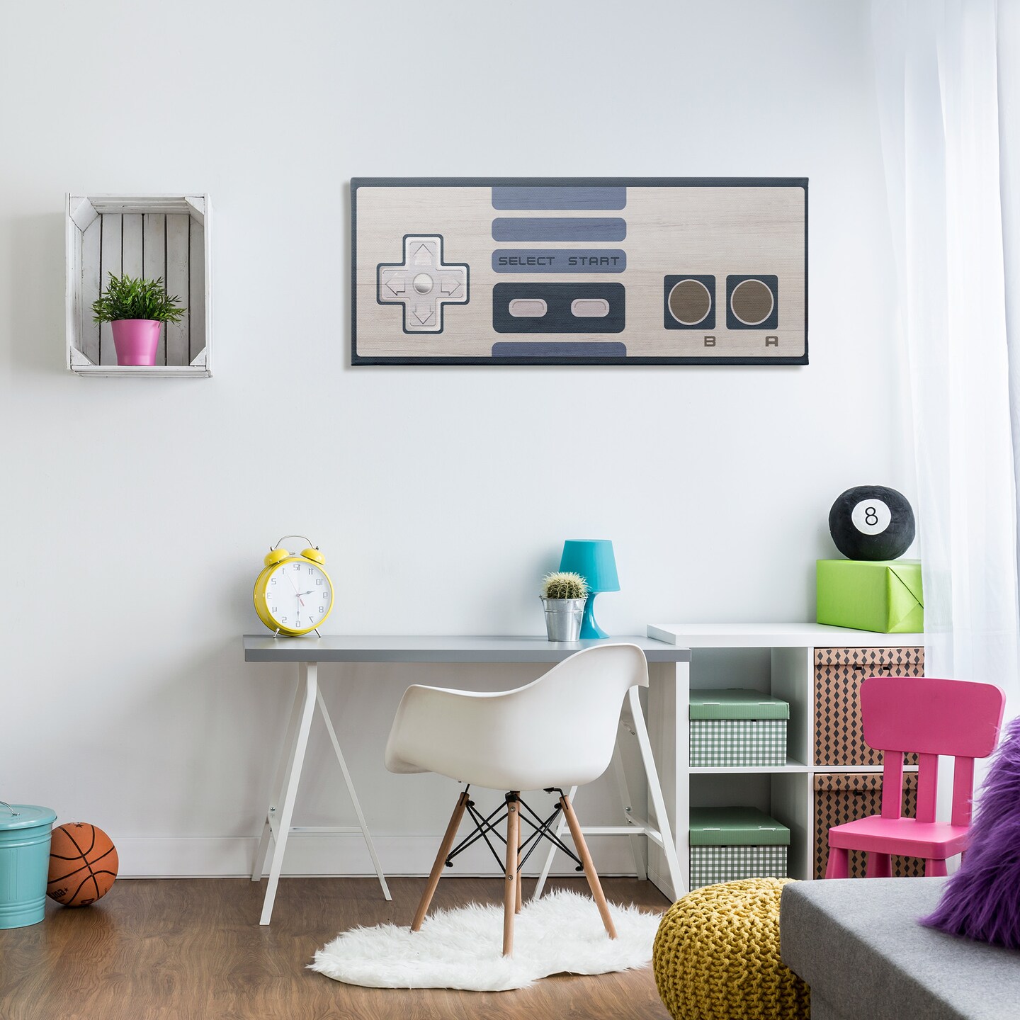 Stupell Industries Vintage Video Game System Canvas Wall Art