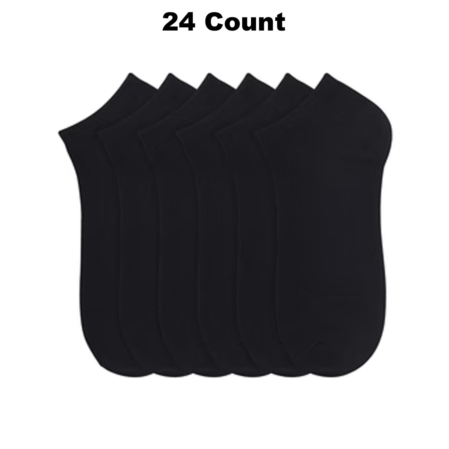 Mamia Low Cut Plain Black Socks | RADYAN&#xAE;
