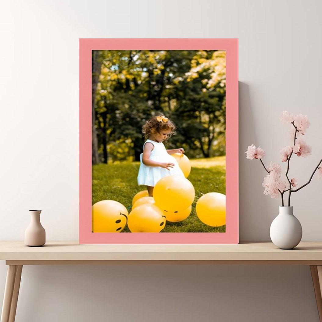 20x30 Pink Picture Frame Gallery Wall