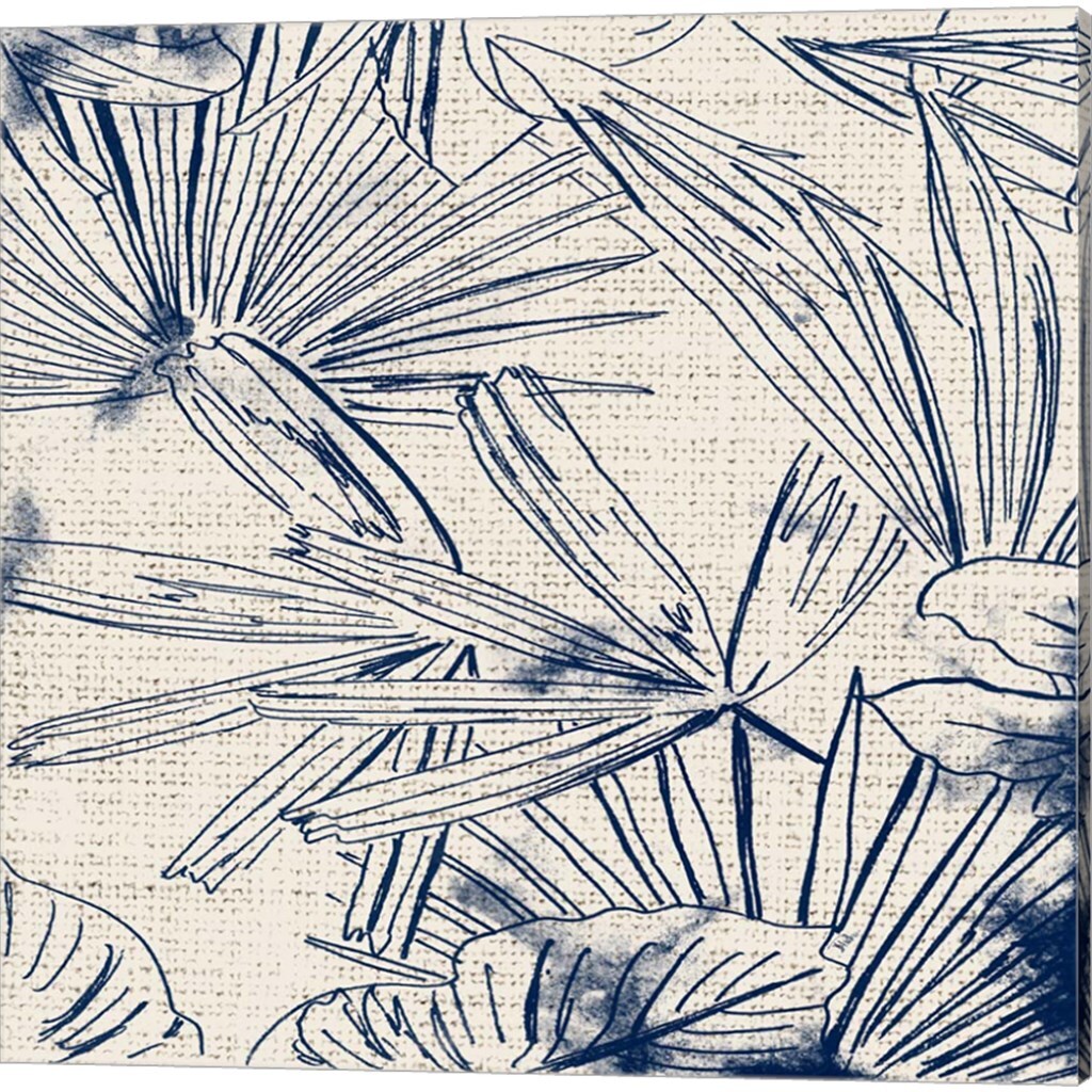 Selva Sketch Square by Patricia Pinto 14" x 14" Canvas Wall Art (Set of 2)