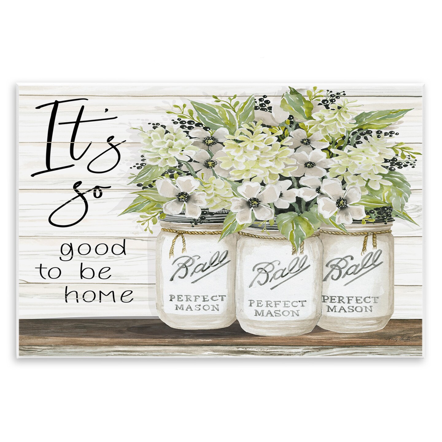 Stupell Industries Charming Phrase Floral Bouquet Wall Plaque Art