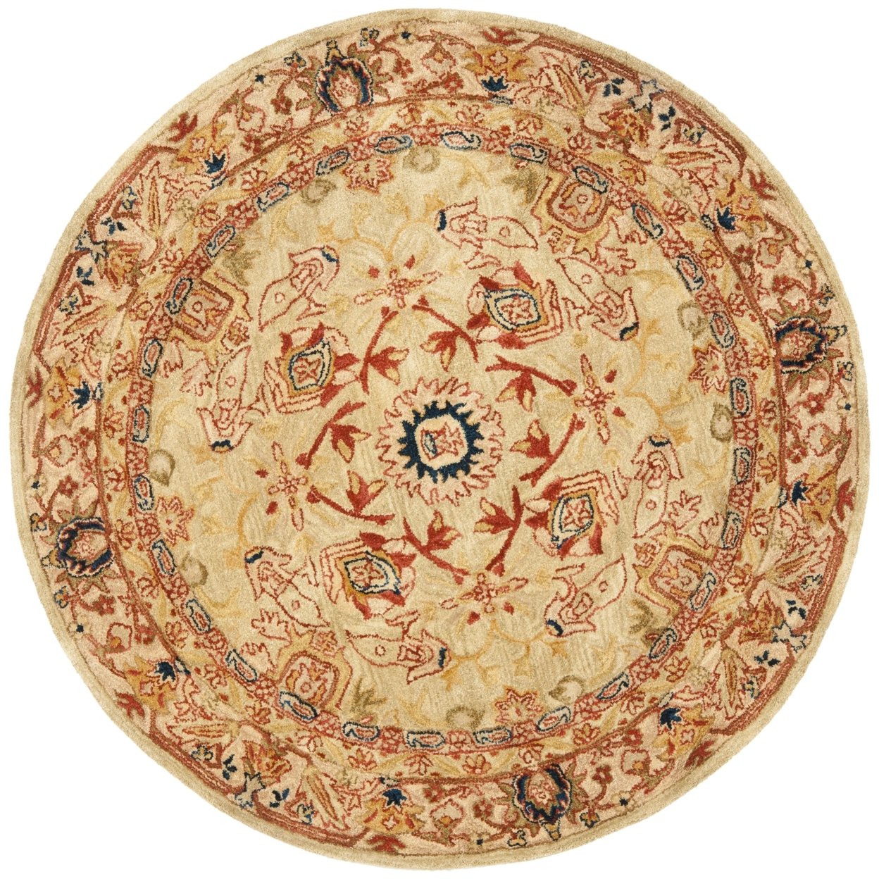 Safavieh   Anatolia AN514A Handmade Ivory / Beige Rug