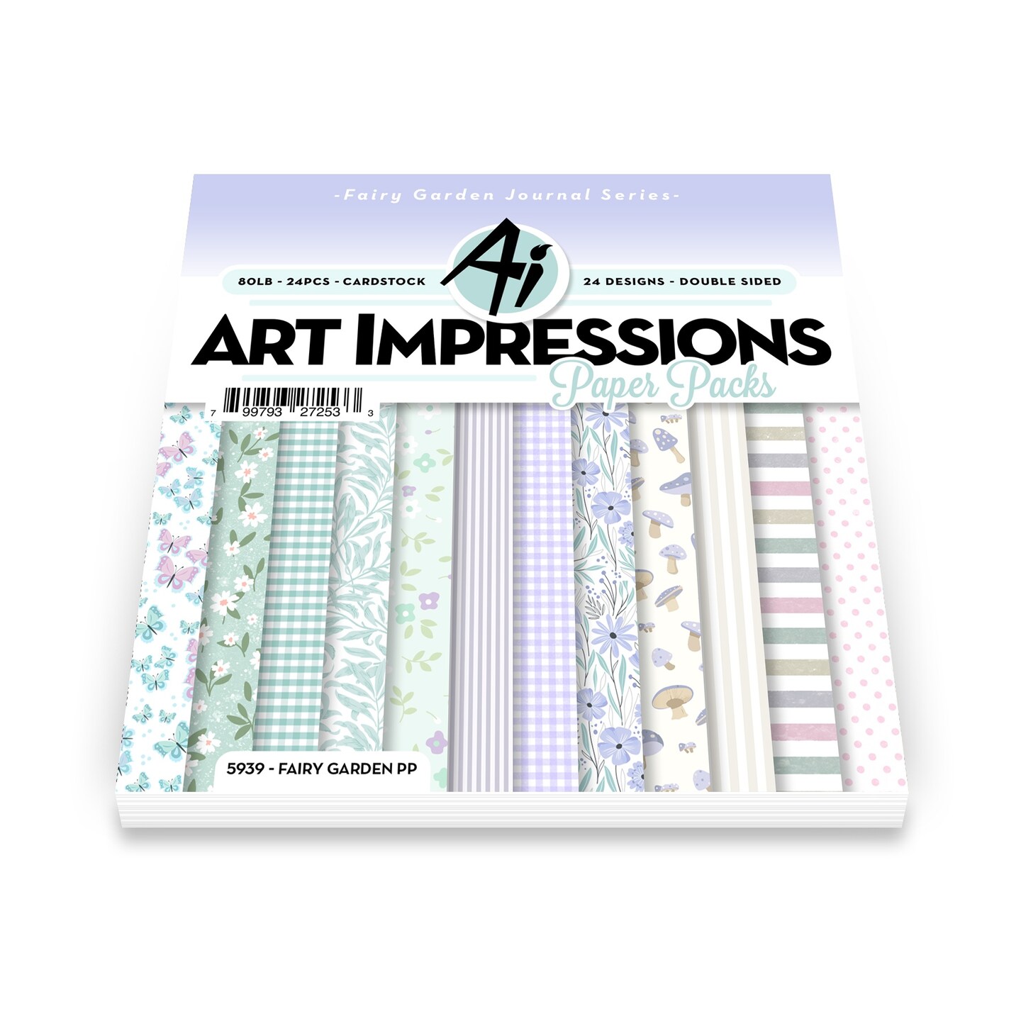 Art Impressions Paper Pack-Fairy Garden