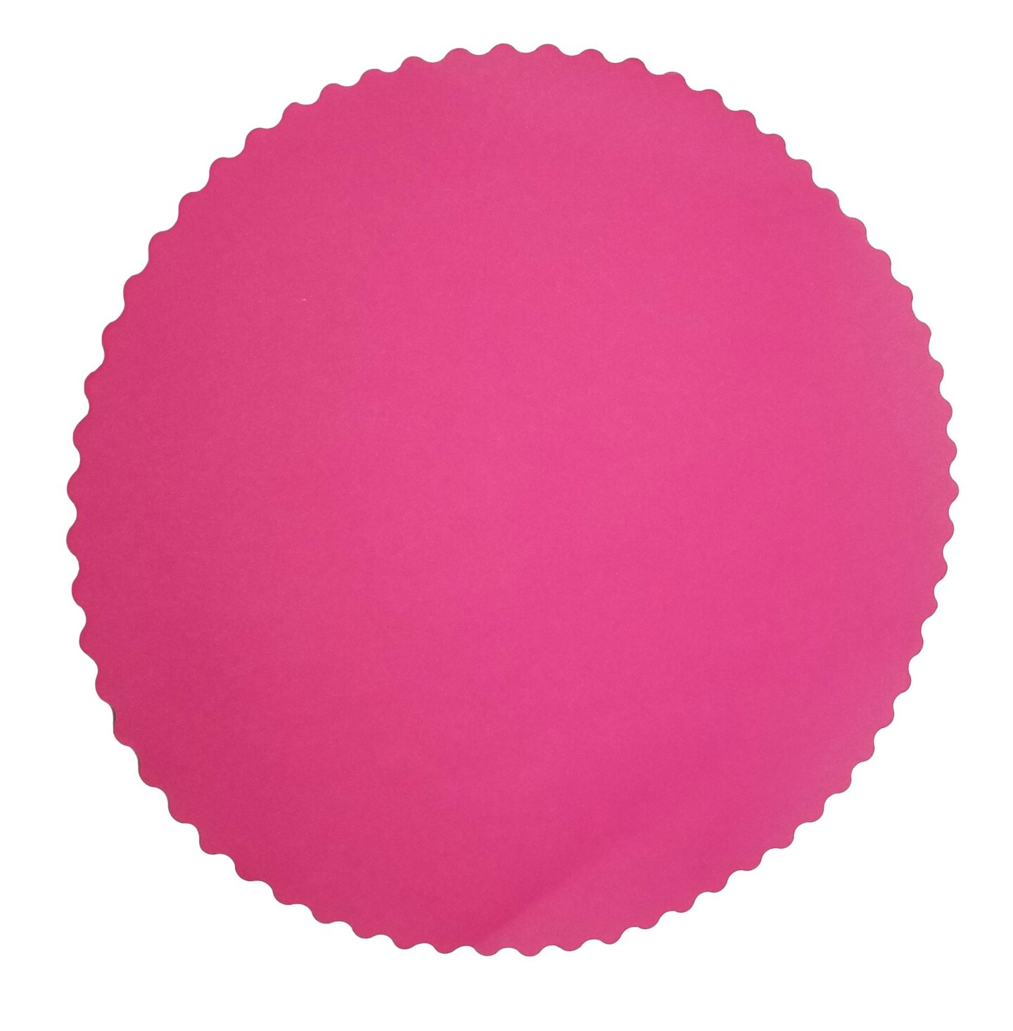 Round Paper Placemats 24 Pcs Scalloped Paper 14 Inch Dia Paper 17 Colors To Choose From | 14 in