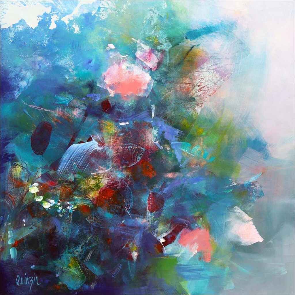 Climbing Plants by Marianne Quinzin 24&#x22; x 24&#x22; Canvas Wall Art