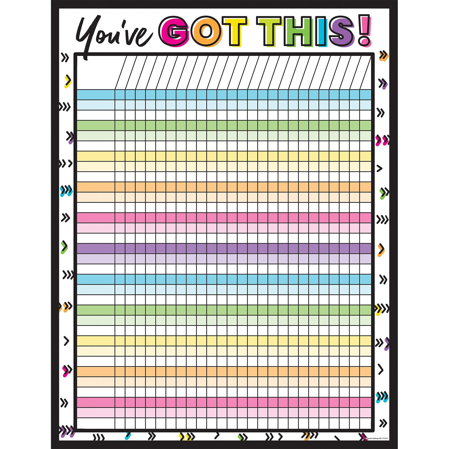 Kind Vibes Incentive Chart, 17&#x22; x 22&#x22;