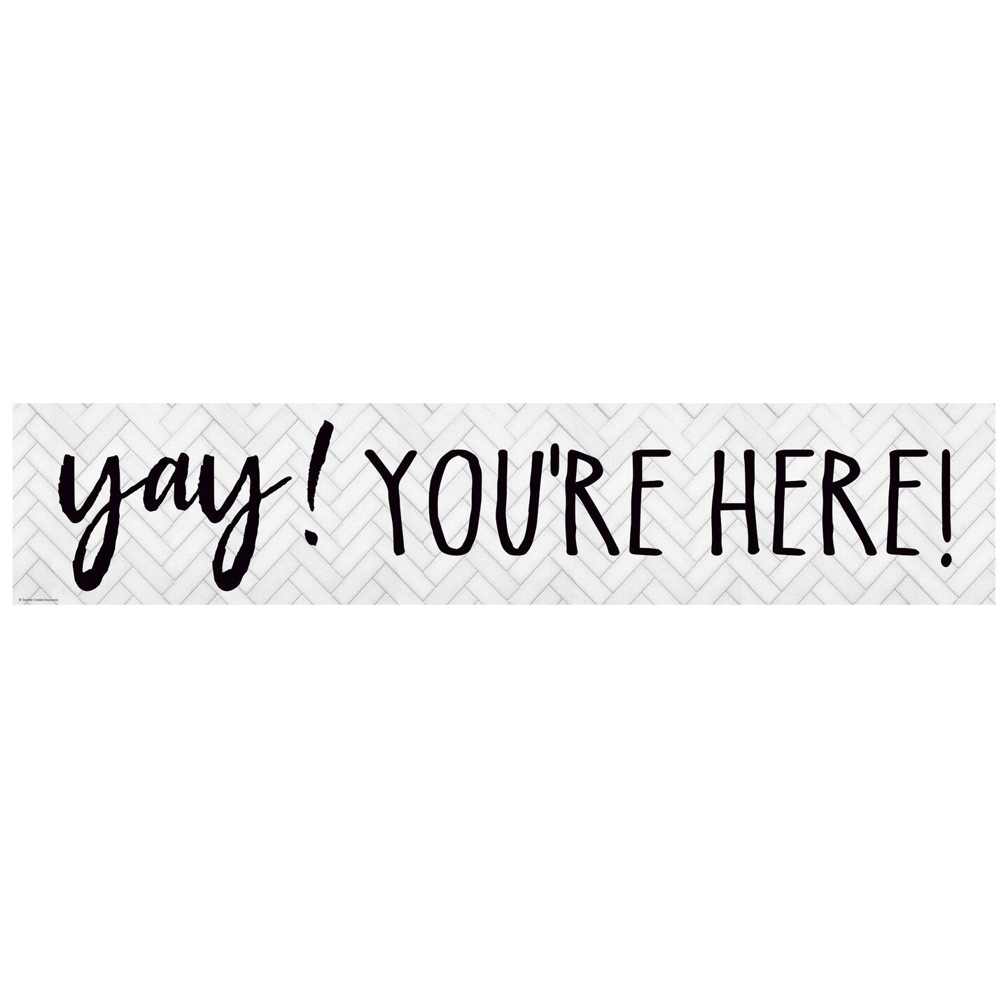 Modern Farmhouse Yay! You&#x27;re Here! Banner