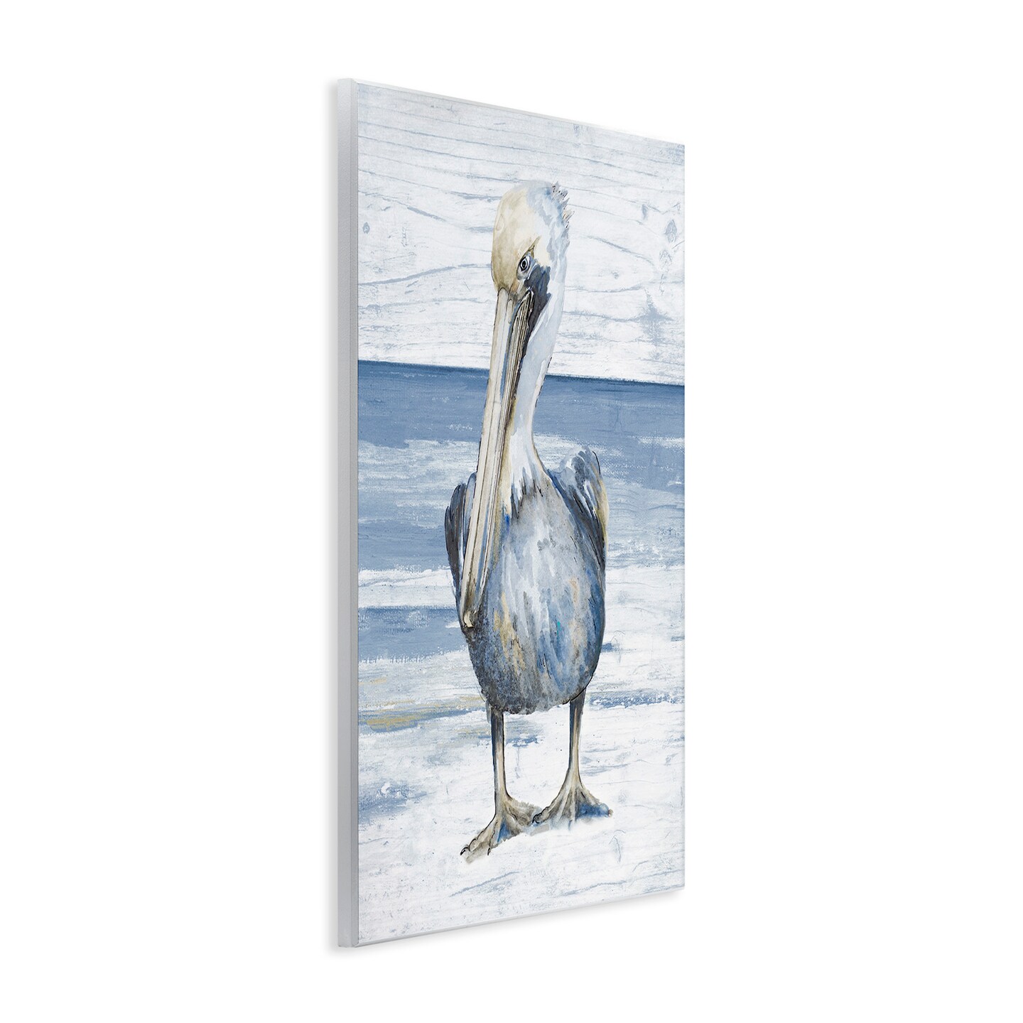 Stupell Industries Rustic Nautical Pelican Wall Plaque Art