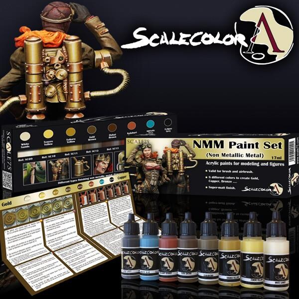 ScaleColor - NMM Gold and Copper Paint Set