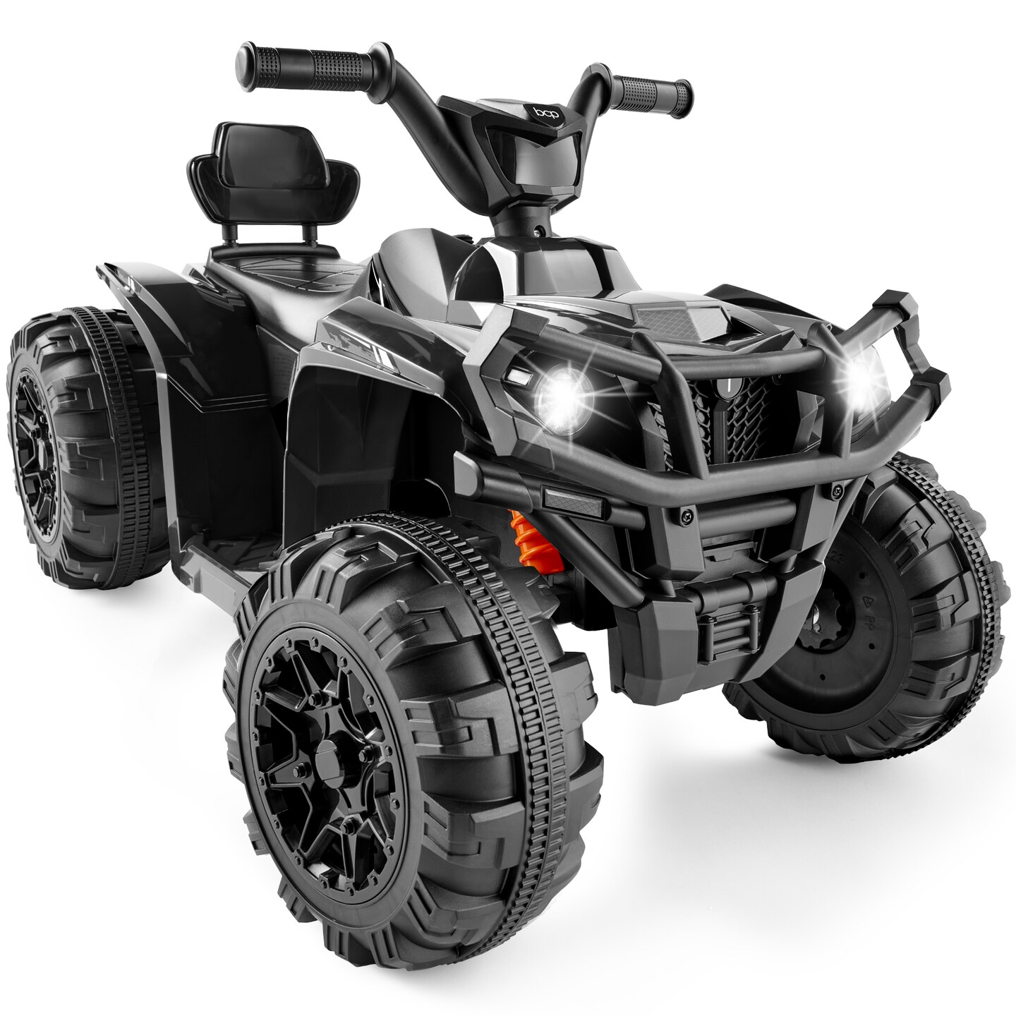 Best Choice Products 12V Kids Ride-On ATV Quad w/ Bluetooth, 2.4mph Max, Treaded Tires, LED Lights, Radio