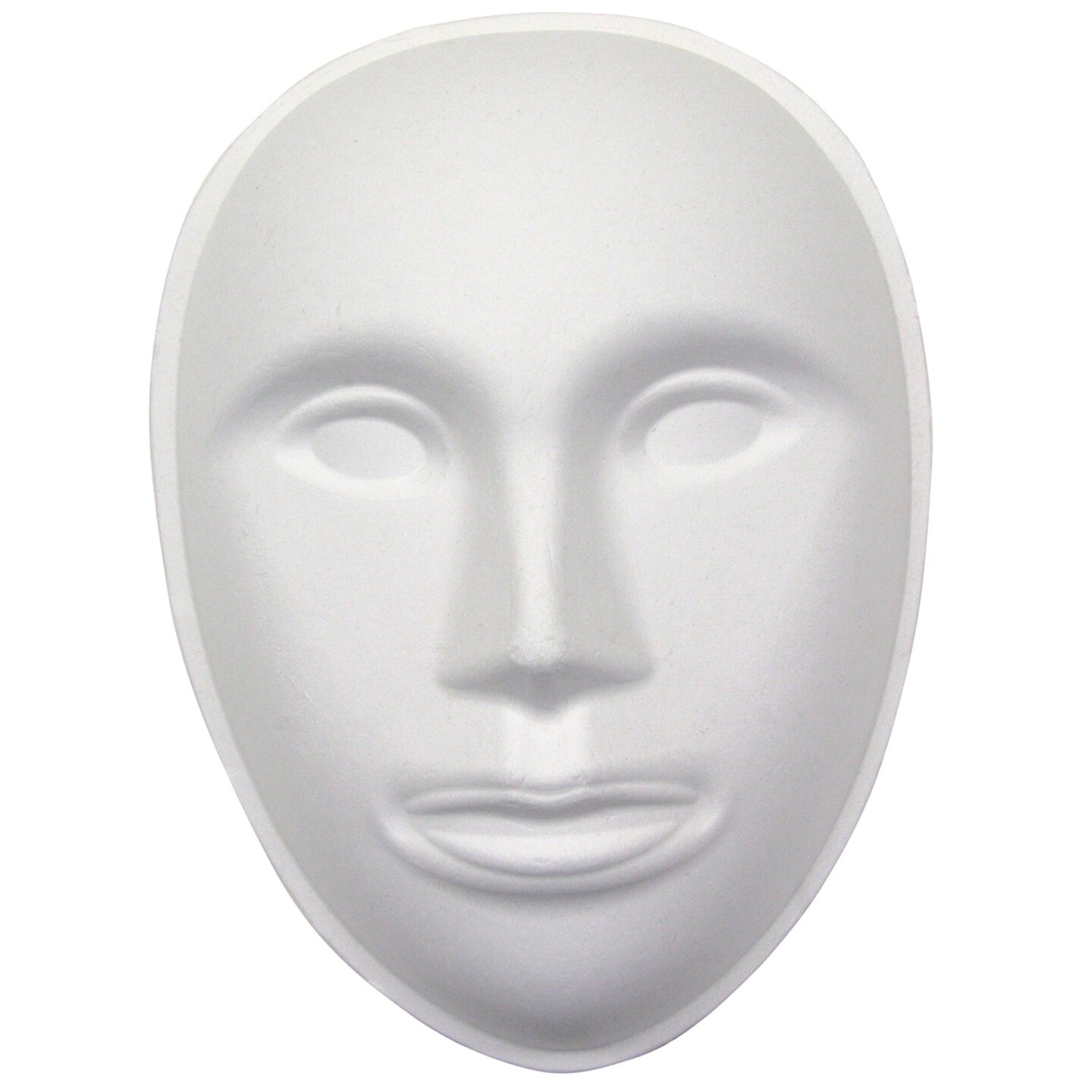 Paperboard Mask, Face, 8&#x22; x 5-3/4&#x22;, White, 1 Piece