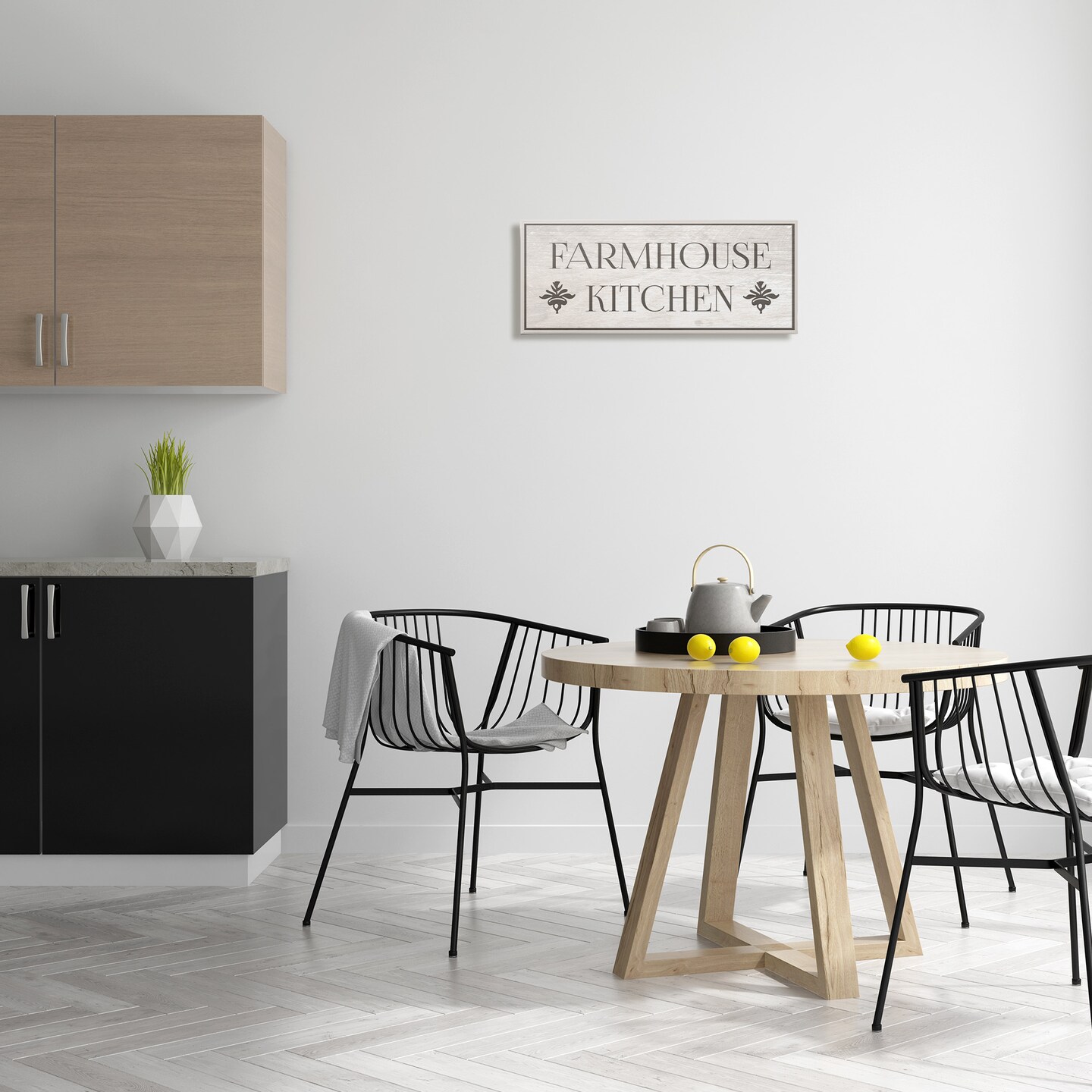 Stupell Industries Farmhouse Kitchen Typography Canvas Wall Art