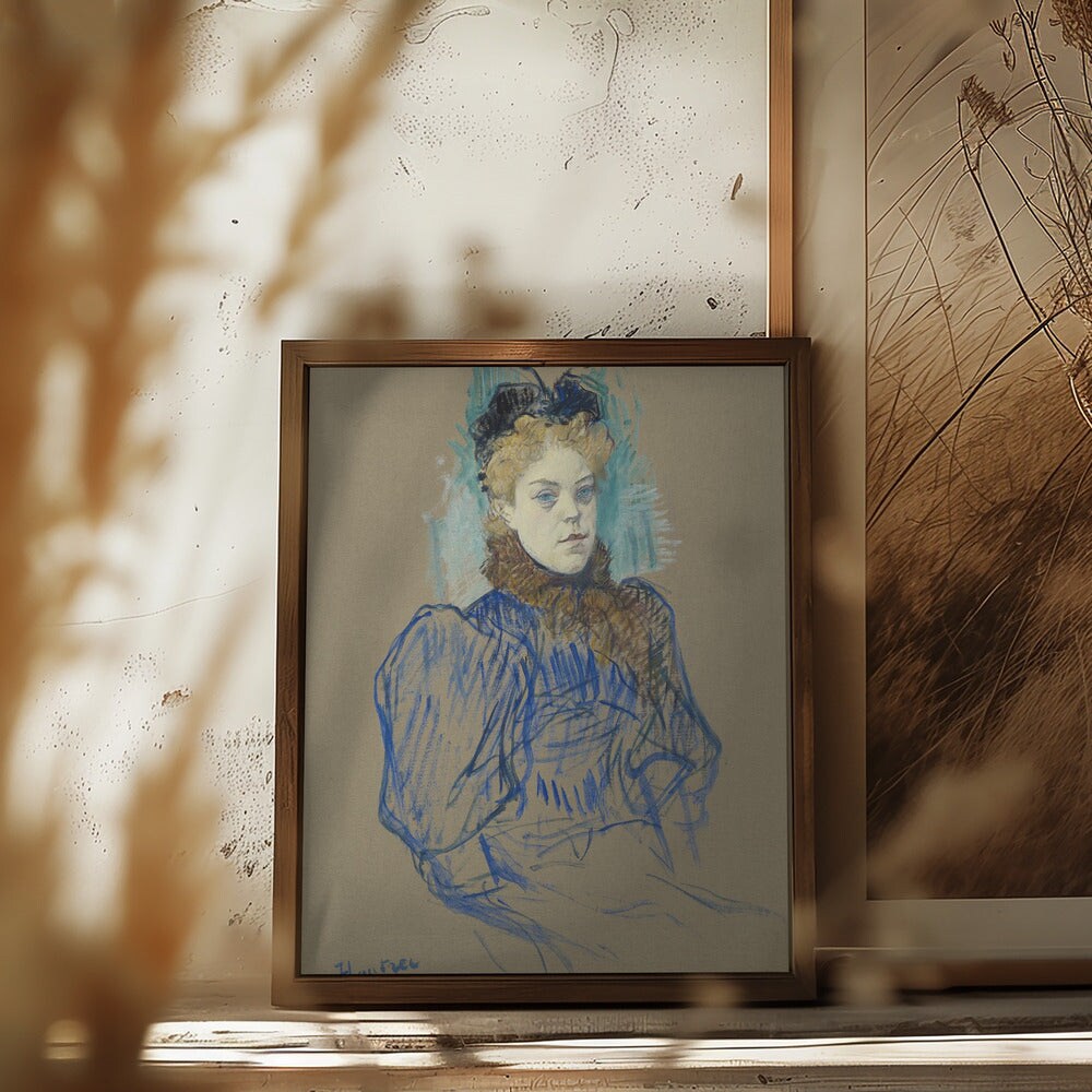 May Milton Portrait (1895) Framed Art Wall Decor