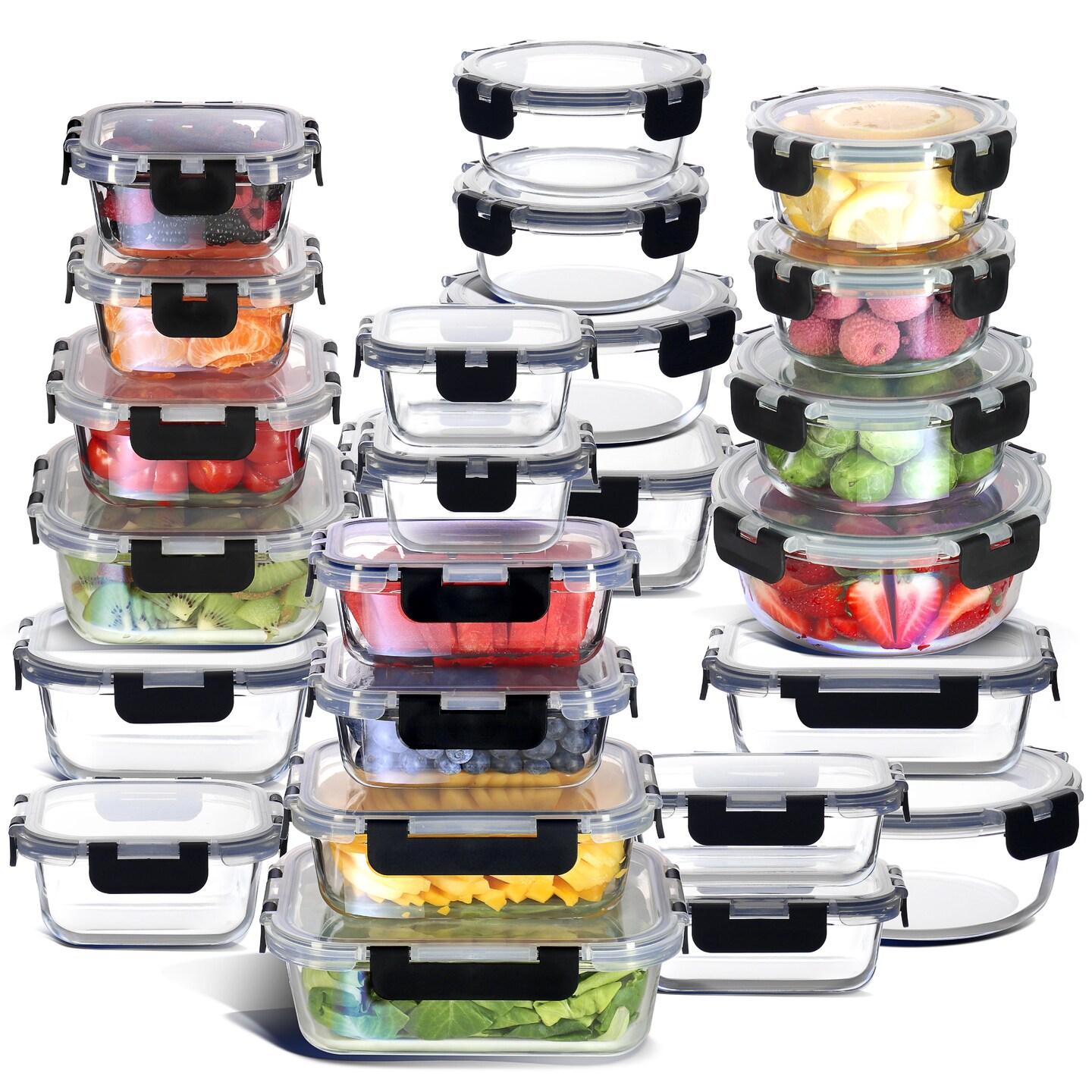 Eatex Glass Food Storage Containers with Lid