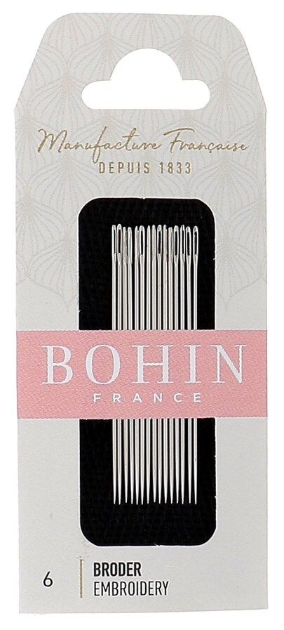 Bohin Embroidery Needles-Size 6 15/Pkg