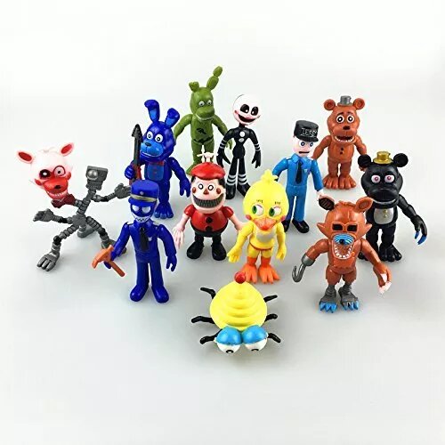 Kitcheniva 12 Pcs Five Nights At Freddy&#x27;s FNAF Nightmare Action Figure Toy