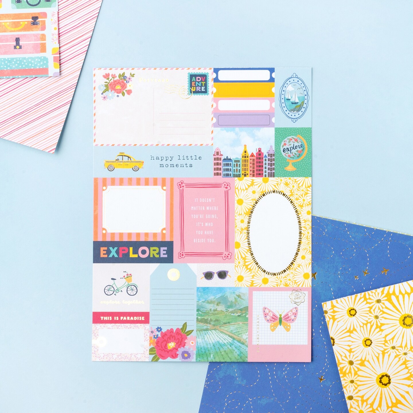 Paige Evans Adventurous Single-Sided Paper Pad 6"X8"-36 Sheets