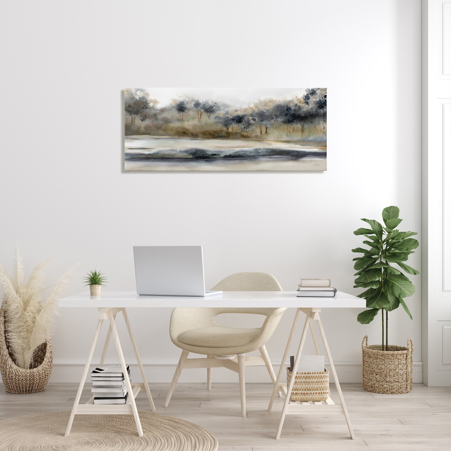 Stupell Industries Abstract Nature Grove Scenery Canvas Wall Art