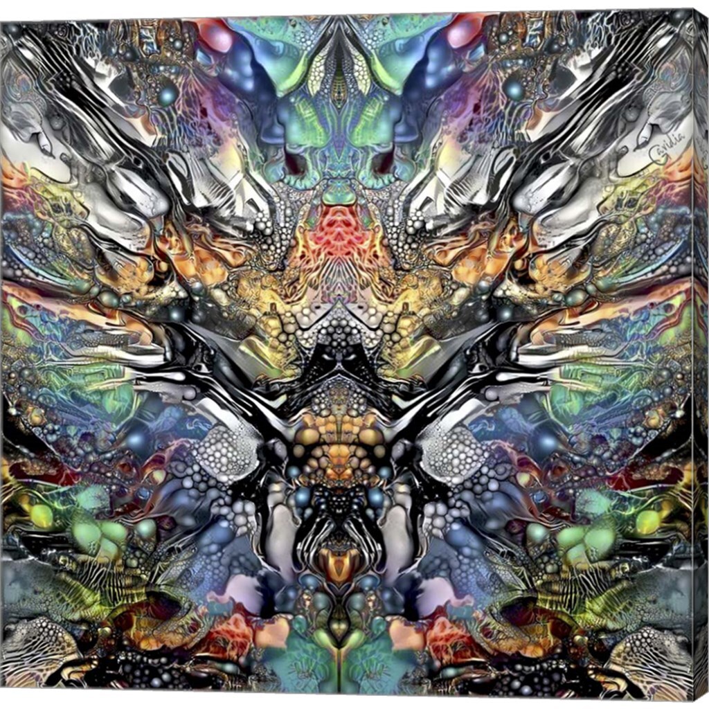 Poseidon by Pedro Gavidia 24&#x22; x 24&#x22; Canvas Wall Art