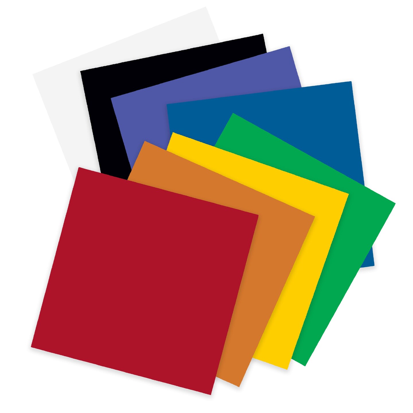 JPPlus Craft Plastic Plastic Craft Sheets for Cricut, Laser Cutter, & Engraver Use- Rainbow, 8 Pack