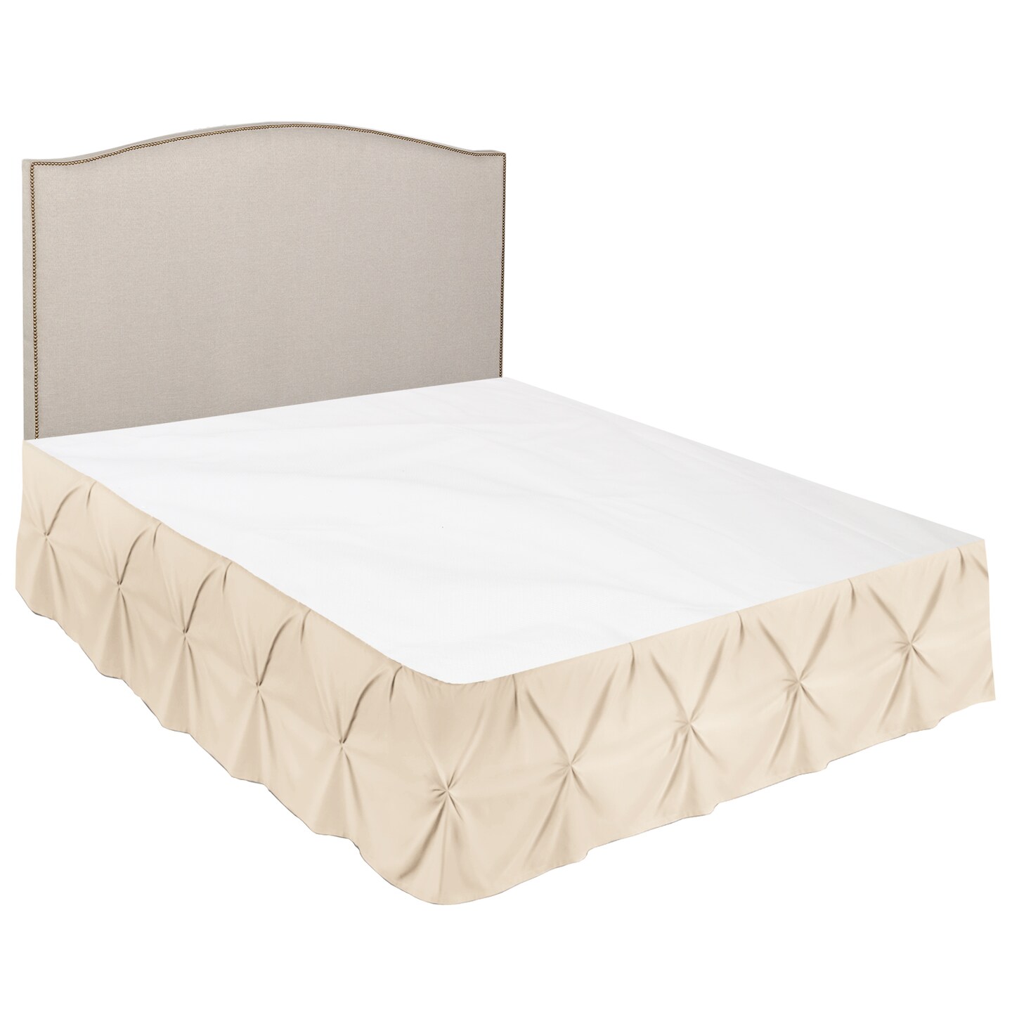 Nestl Bedding Pinch Pleat Design Bed Skirt