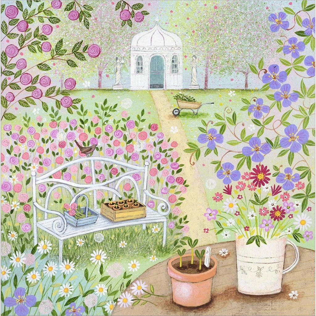 Summer House by Lucy Grossmith 24&#x22; x 24&#x22; Canvas Wall Art