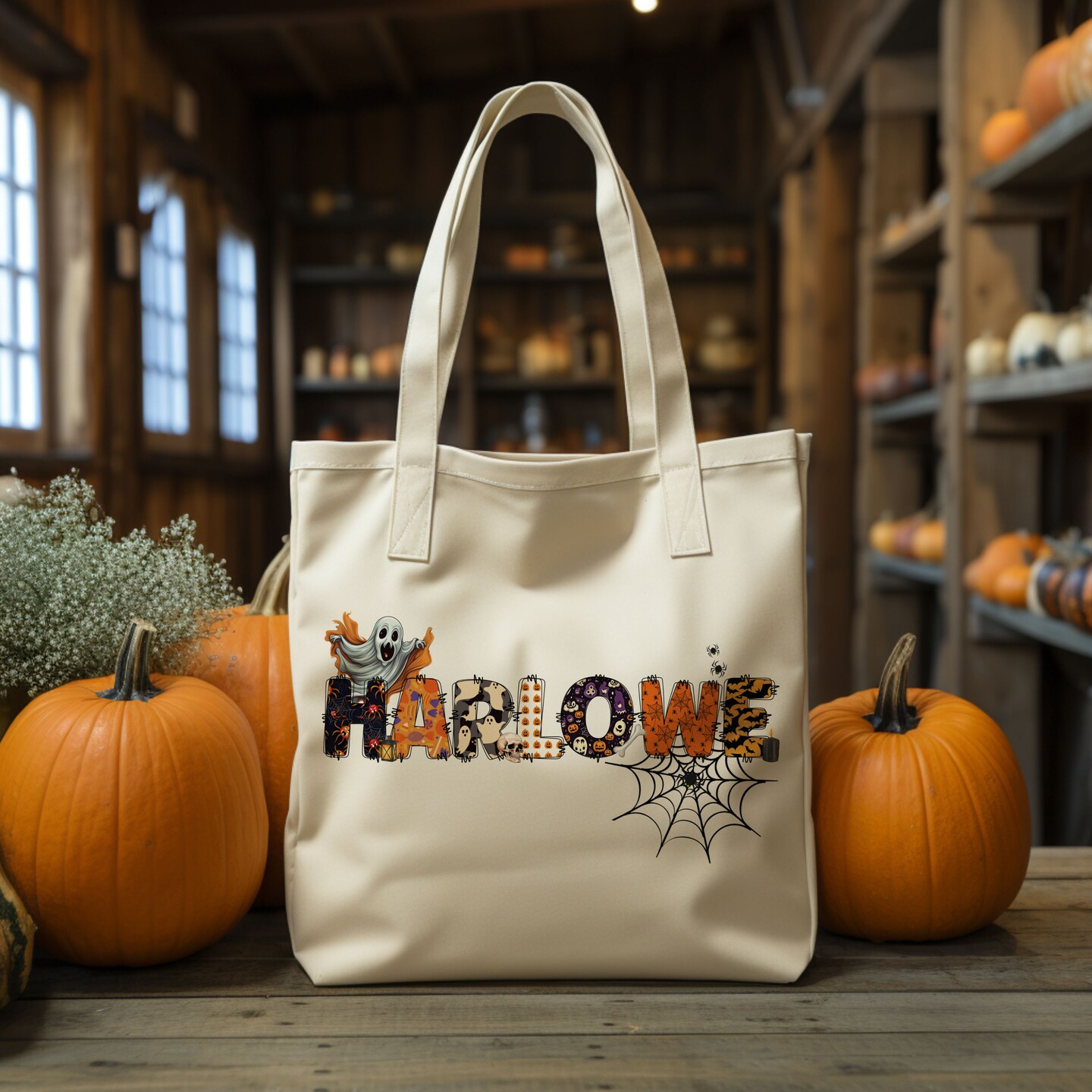 Halloween hand shops bag