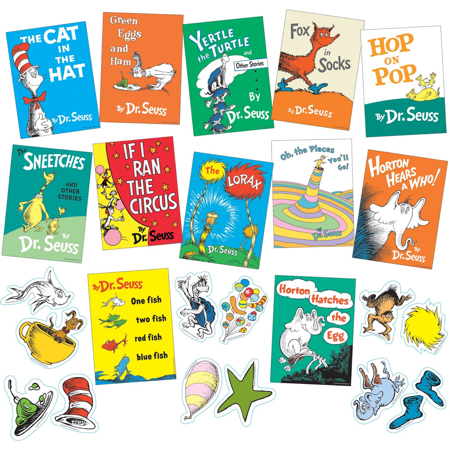 Dr. Seuss&#x2122; Books Mini Bulletin Board Set