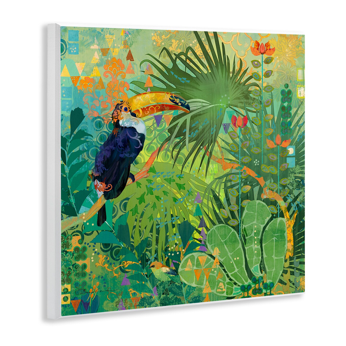 Stupell Industries Toucan Rainforest Nature Wall Plaque Art