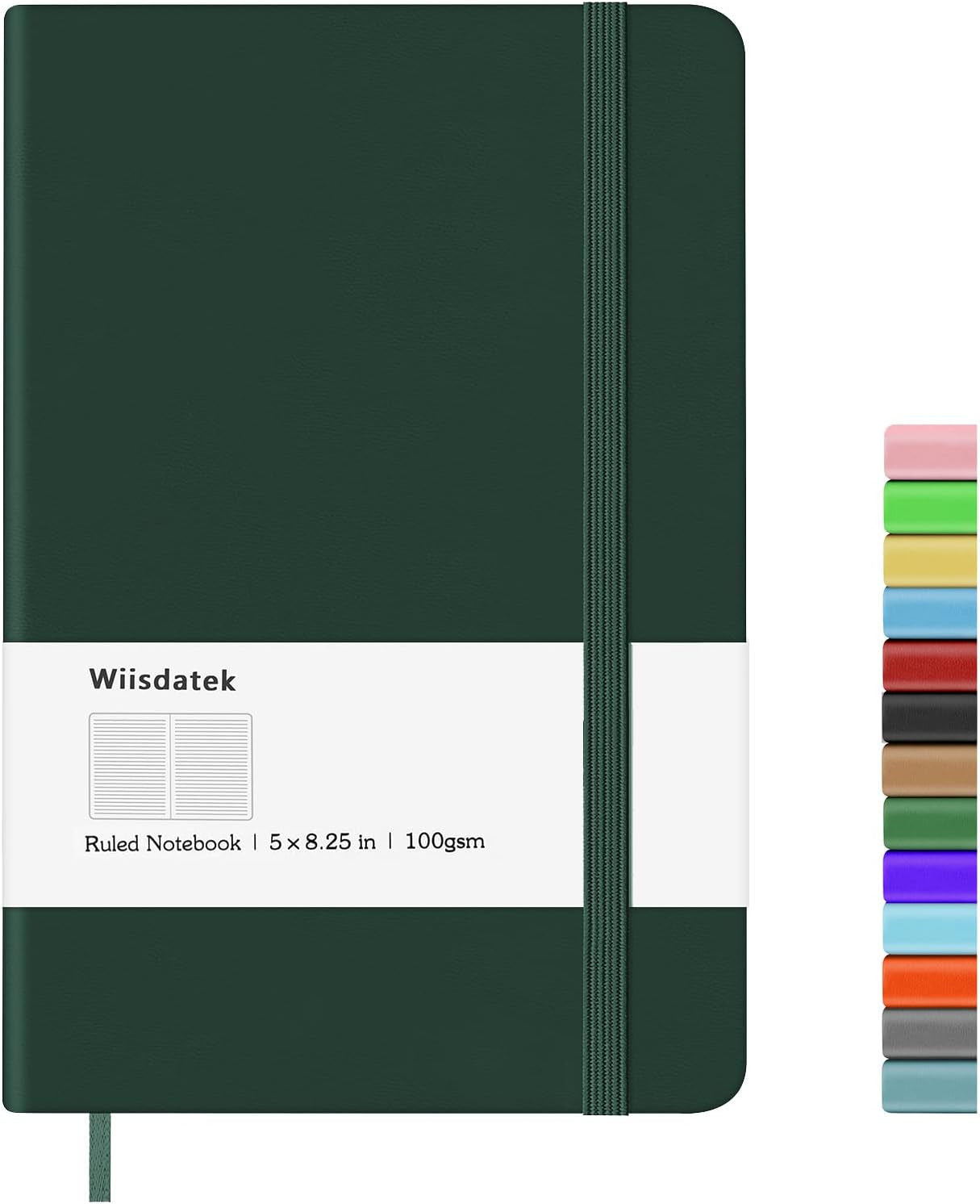 Notebook Journal, Lined Hard Cover,100Gsm Premium Thick Paper with 