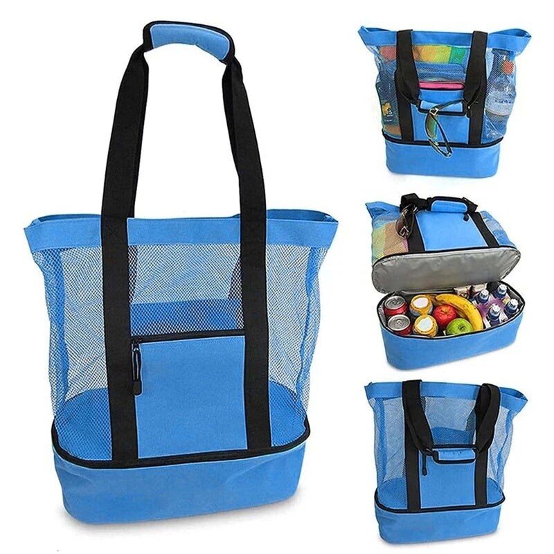 Beach Tote Insulated Cooler Bag