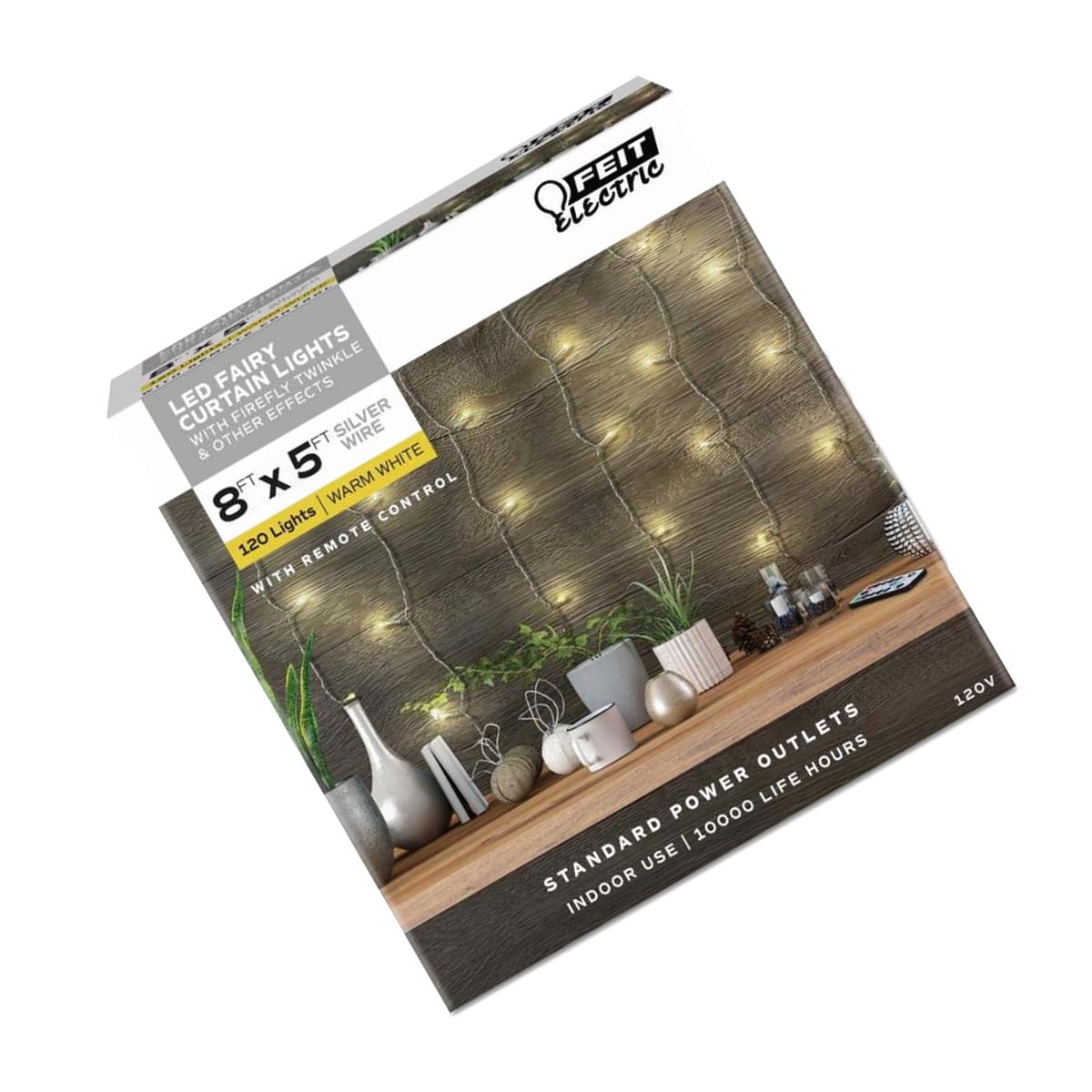 Feit Electric  8 ft. LED 100 Light String Light, Warm White