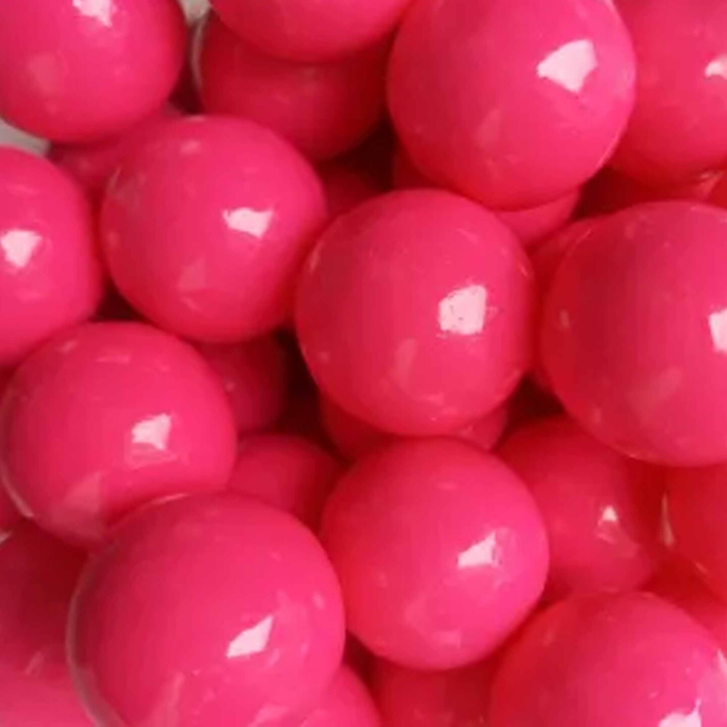 Splash 1&#x22; Gumballs Bright Pink 2Lbs