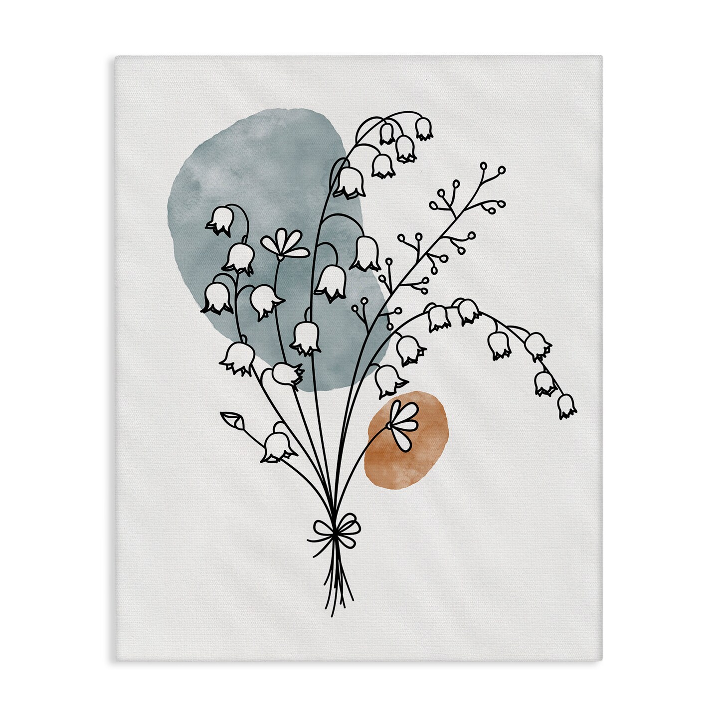 Stupell Industries Lily of the Valley Wildflower Canvas Wall Art