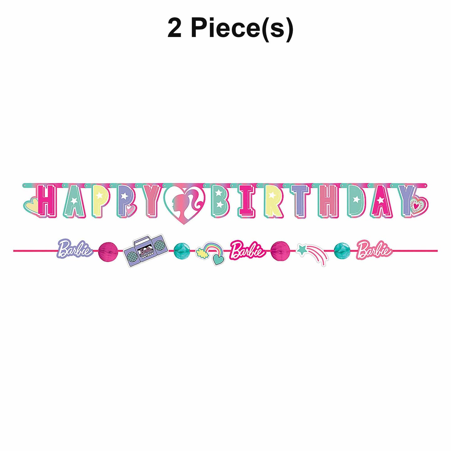 Barbie&#xAE; Dream Together Happy Birthday Banner 2 Pc.