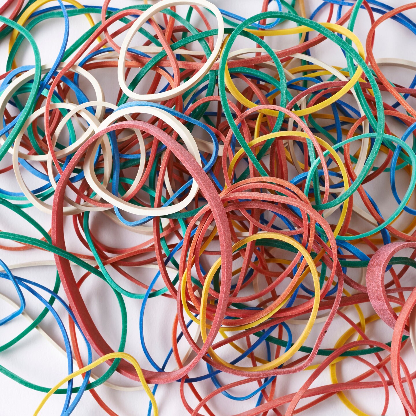 Rubber Bands, Assorted Sizes &#x26; Colors, 1 3/8 oz. bag