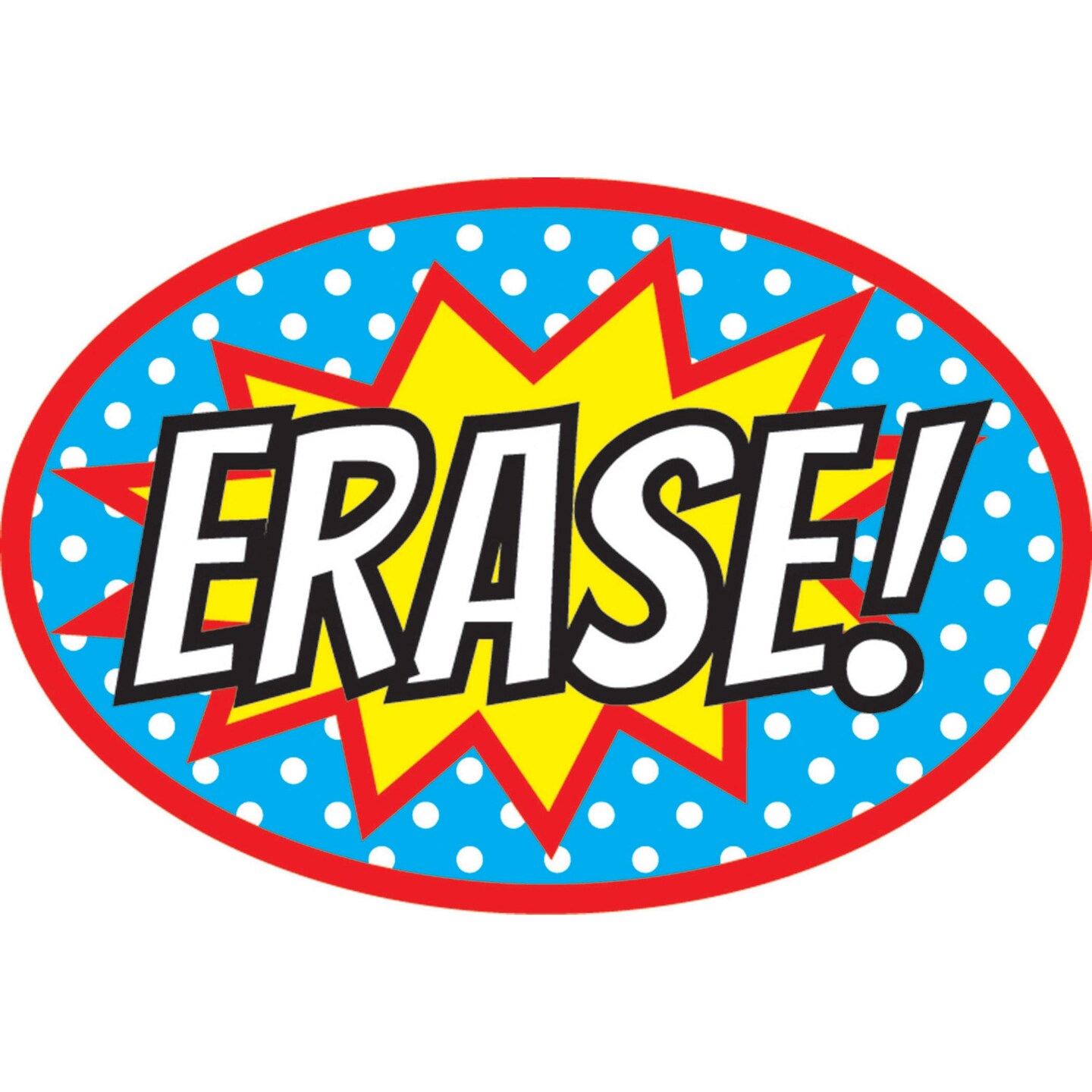 Magnetic Whiteboard Eraser, Superhero Erase!