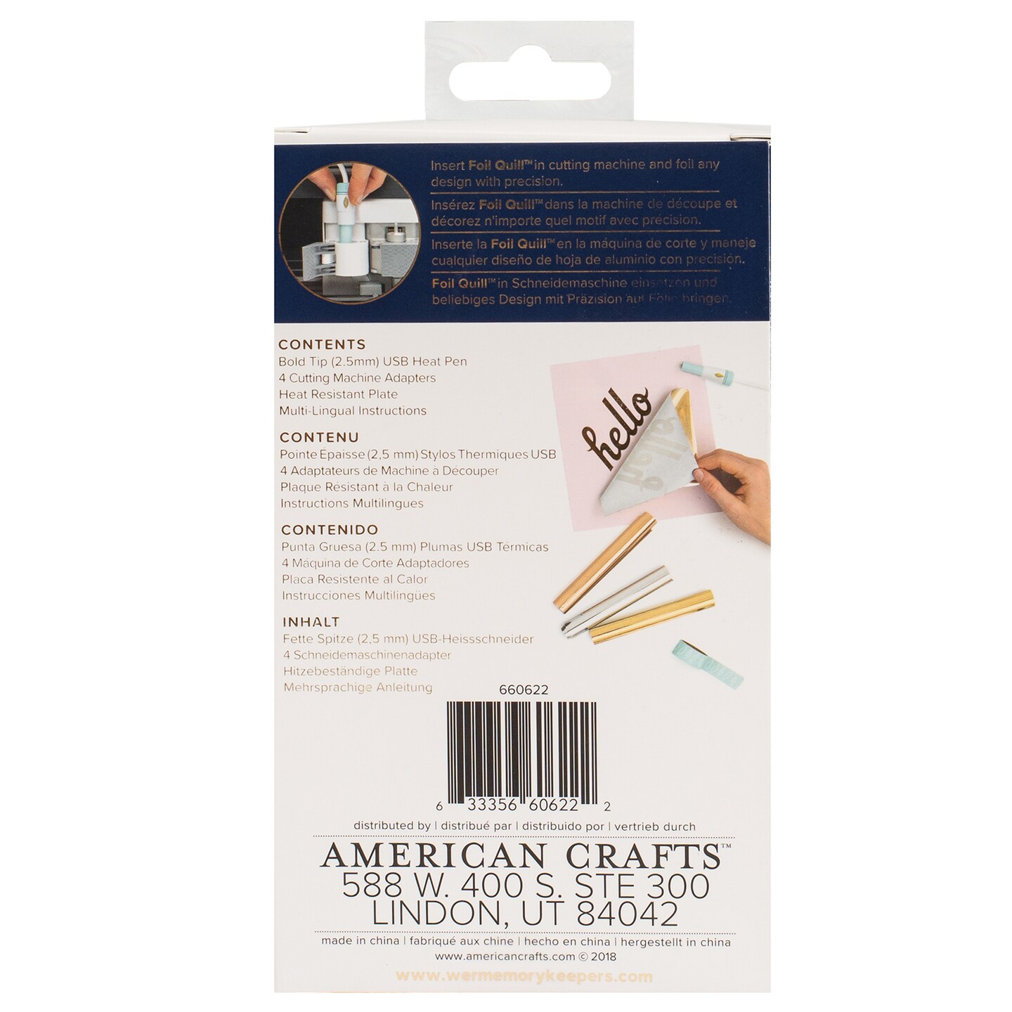 We R Memory Keepers Foil Quill Bold Tip Heat Pen 660622 by American Crafts