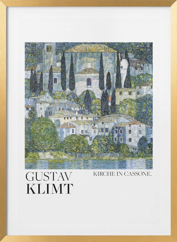 Kirche In Cassone (1913) Poster Framed Art Modern Wall Decor Michaels