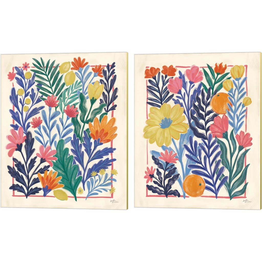 Cyprus by Janelle Penner 12&#x22; x 15&#x22; Canvas Wall Art (Set of 2)