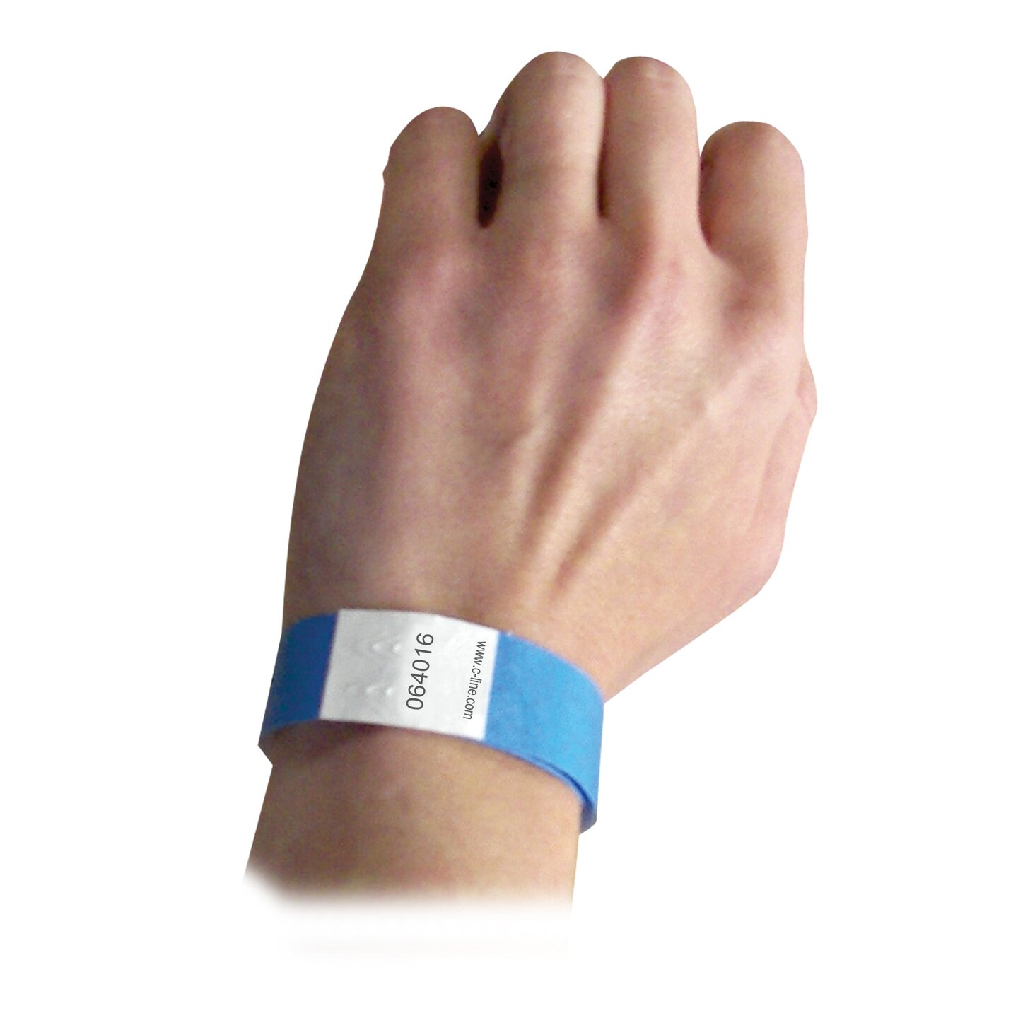 DuPont&#x2122; Tyvek&#xAE; Security Wristbands, Blue, Pack of 100