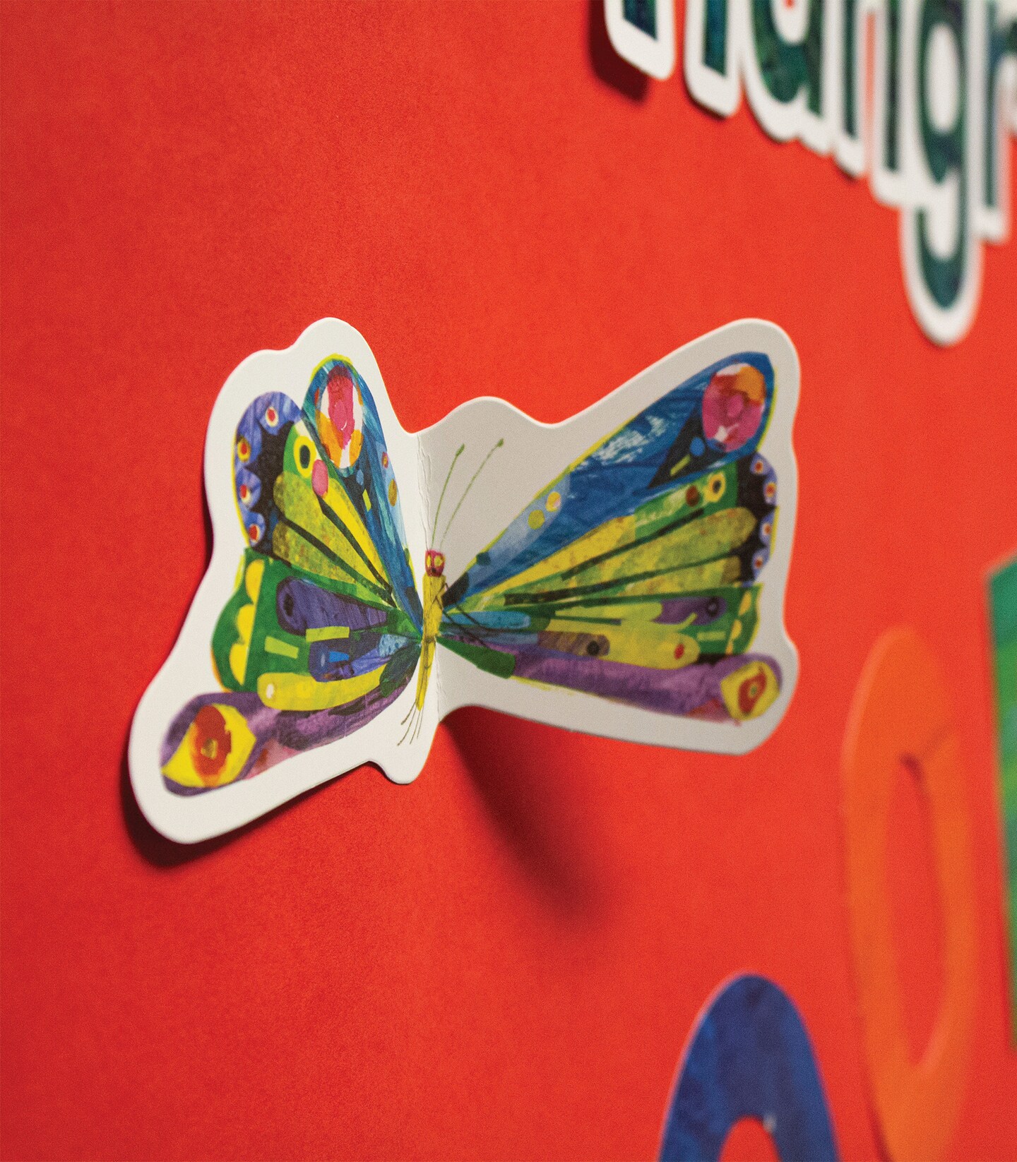 World of Eric Carle 48 The Very Hungry Caterpillar Bulletin Board Cutouts, Very Hungry Caterpillar Butterfly Cutouts for Bulletin Board and Classroom D&#xE9;cor, Colorful Eric Carle Cutouts for Classroom