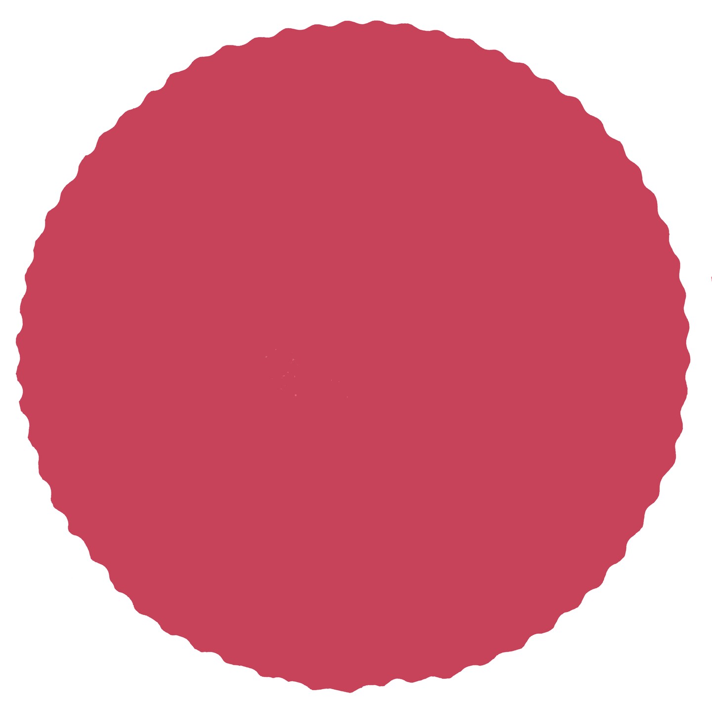 Round Paper Placemats 24 Pcs Scalloped Paper 14 Inch Dia Paper 17 Colors To Choose From | 14 in