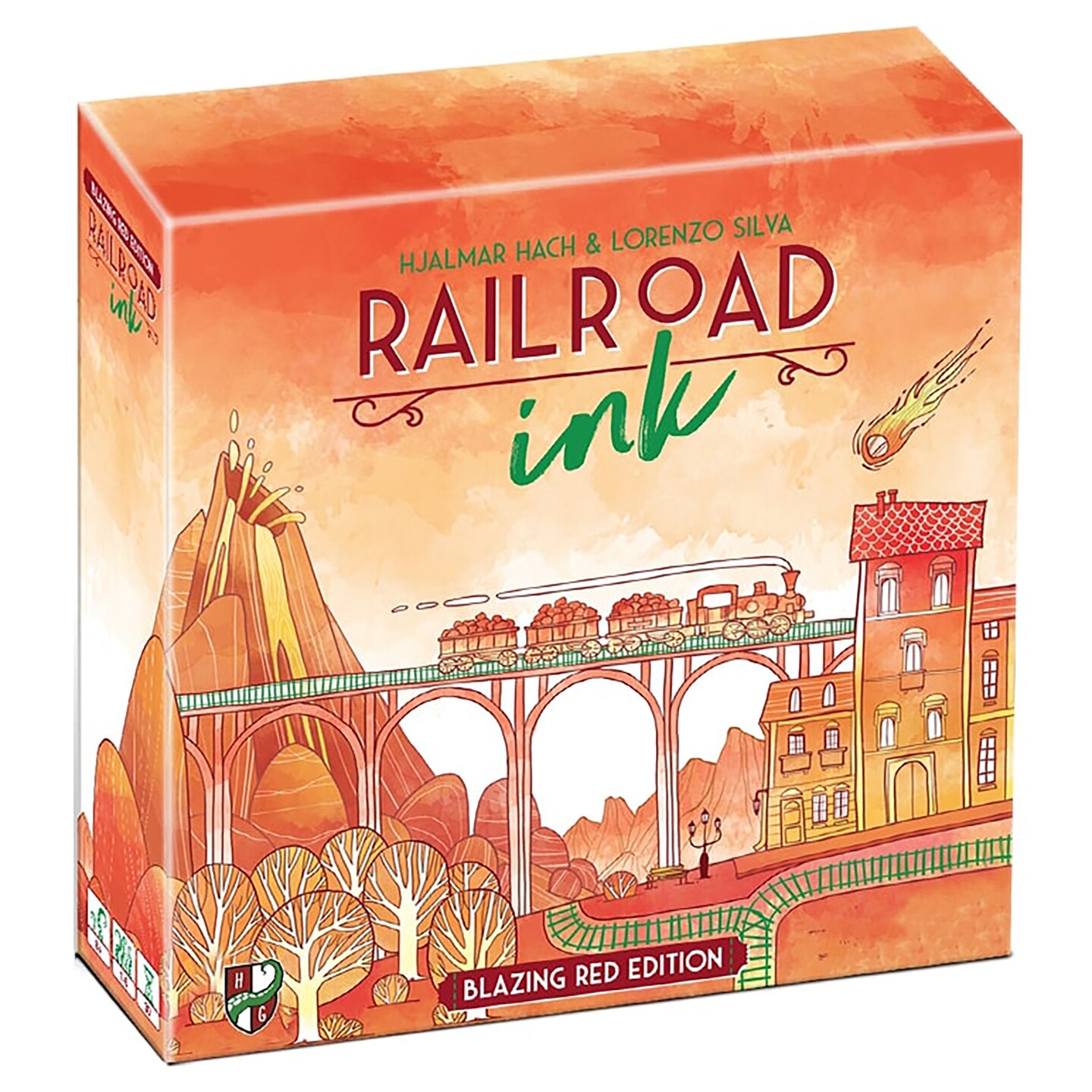 Railroad Ink: Blazing Red Strategy Board Game