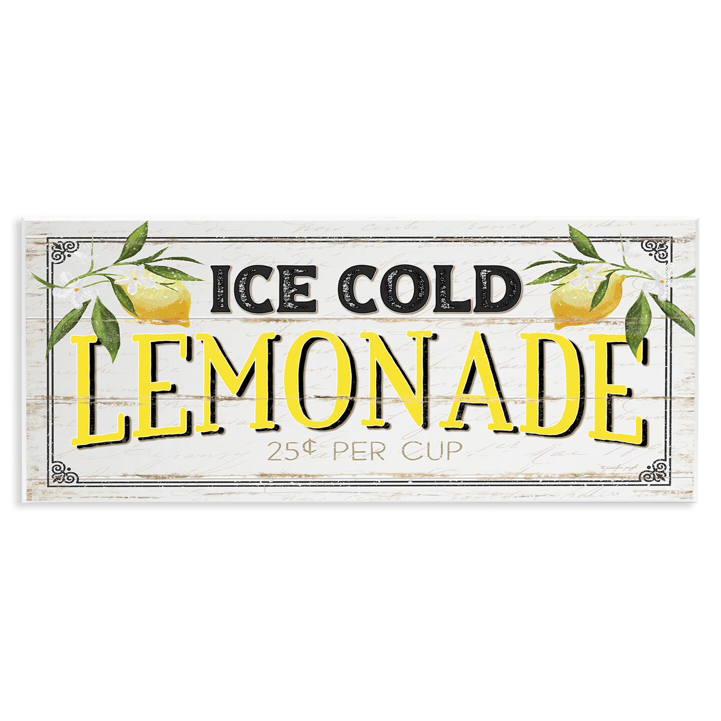 Stupell Industries Vintage Lemonade Stand Sign Wall Plaque Art
