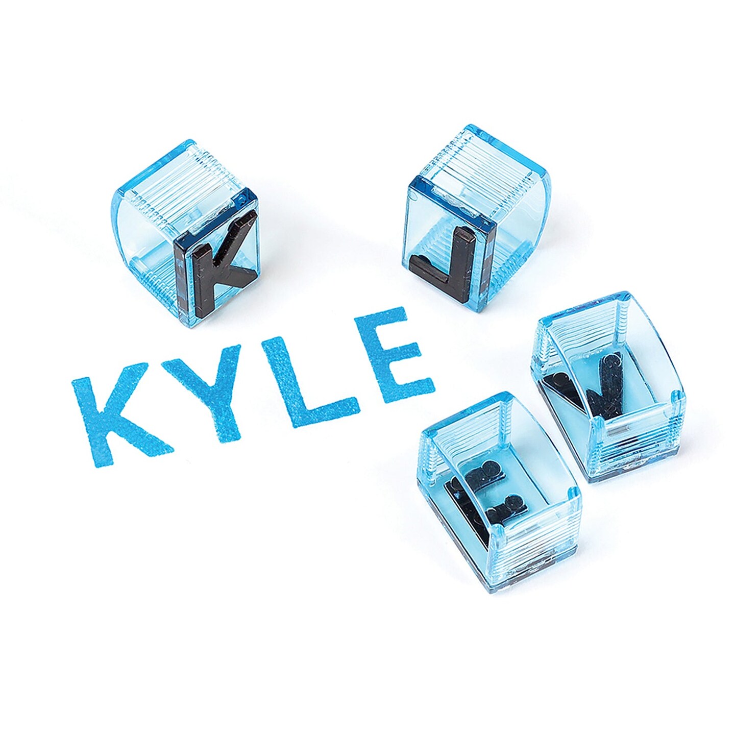 See and Stamp&#x2122; Transparent Stamps , 5/8&#x22; Uppercase Alphabet