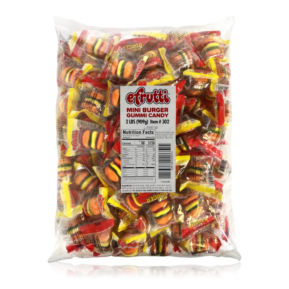 Efrutti Bulk Mini Burger 2Lb