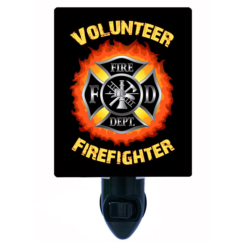 Night Light Plus Extra Free Switchable Insert, Photo Night Lights,  Volunteer Firefighter, First Responder, Emergency | MakerPlace by Michaels, image size:1080x1080