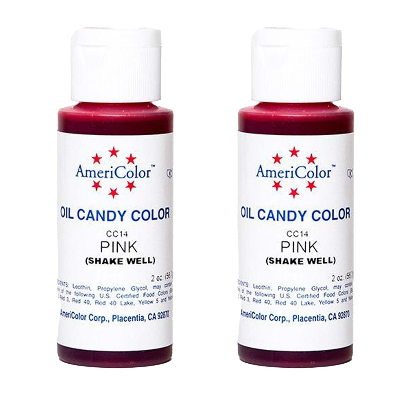 Pink Oil Candy Color AmeriColor 2 Ounces